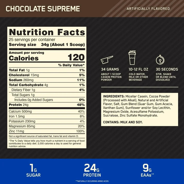 Optimum Nutrition Gold Standard Casein