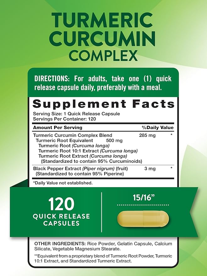 Nature's Truth Turmeric Curcumin Complex