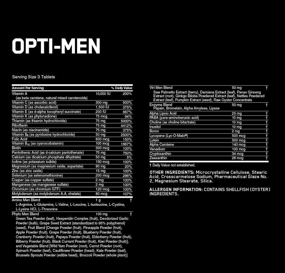 Optimum Nutrition Opti-Men
