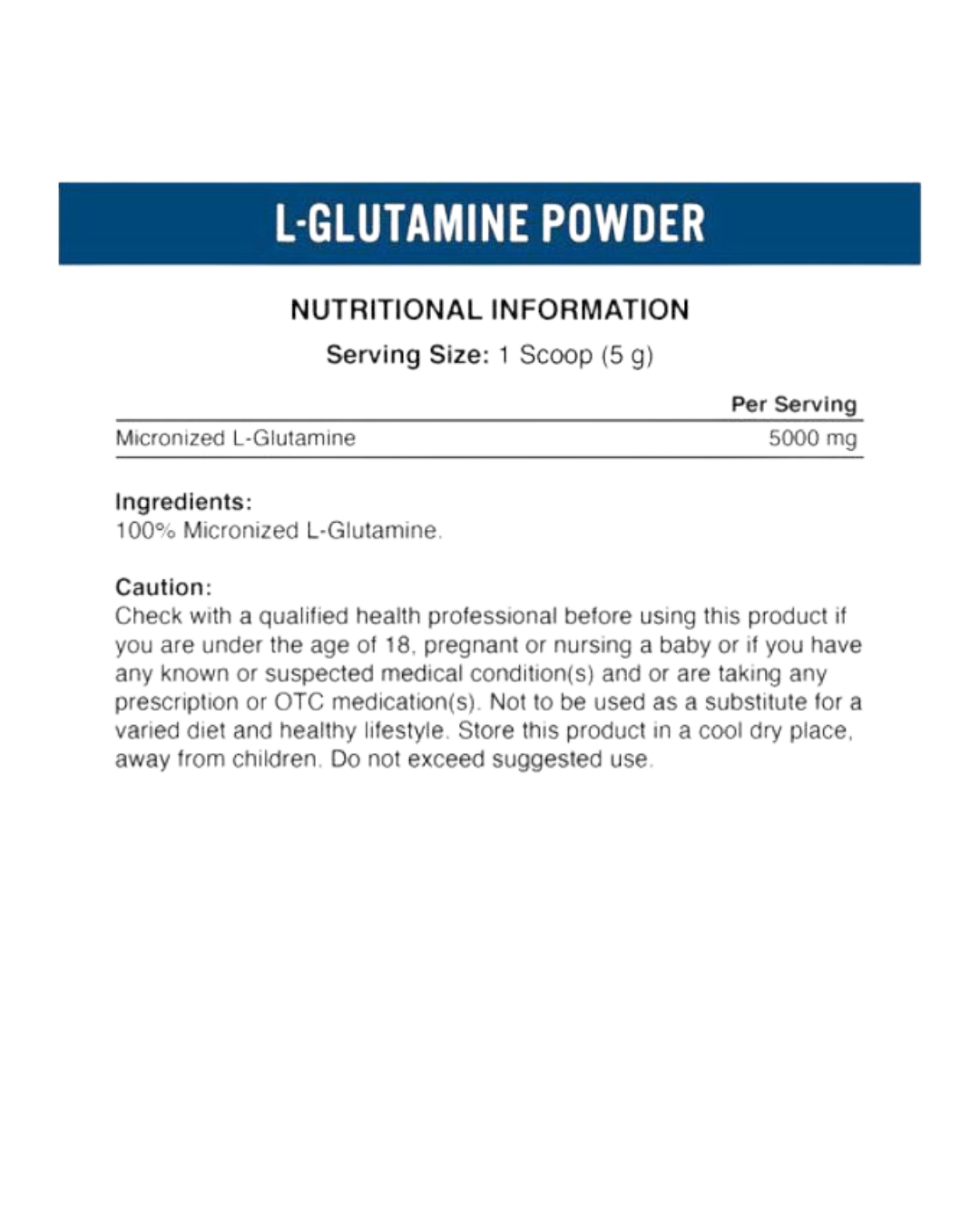 Applied Nutrition Glutamine