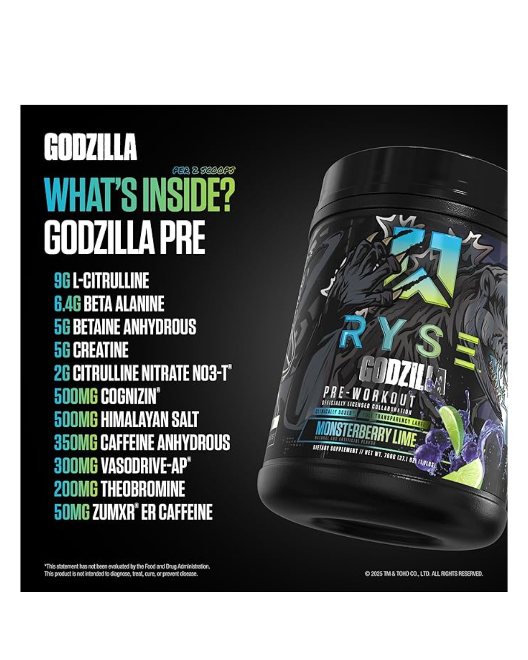 RYSE Godzilla the Preworkout