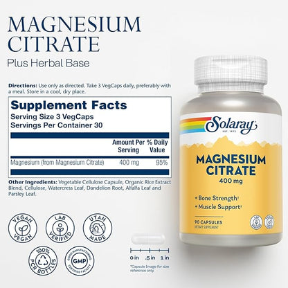 Solaray Magnesium Citrate