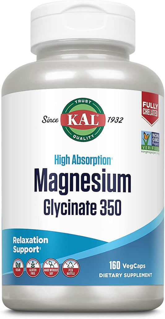 Kal High Absorption Magnesium Glycinate 350