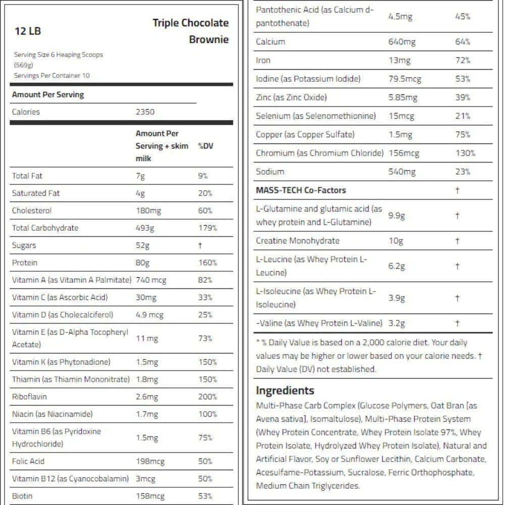 Muscletech MassTech Extreme 2000