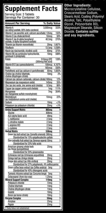 Muscletech Platinum Multivitamin