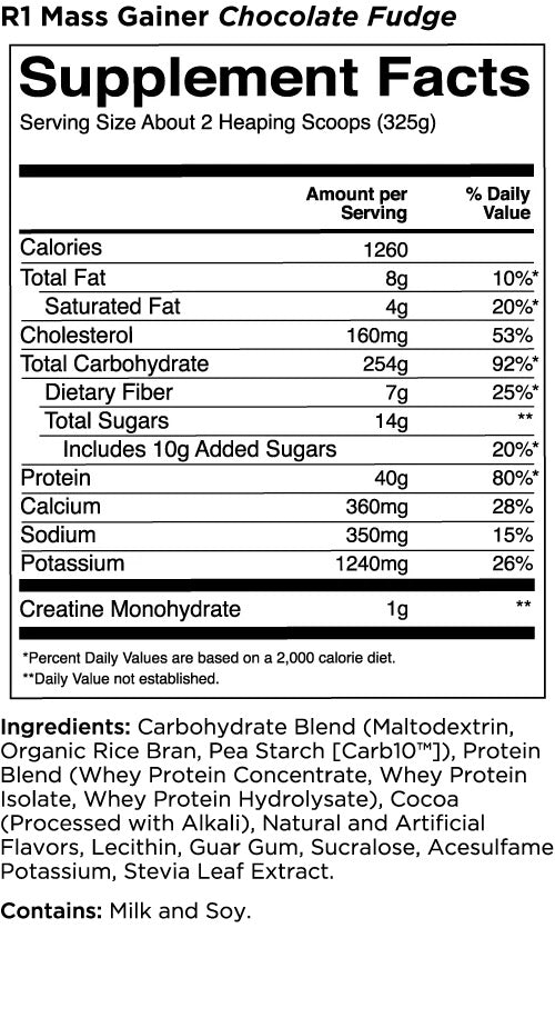 Rule1 Mass Gainer