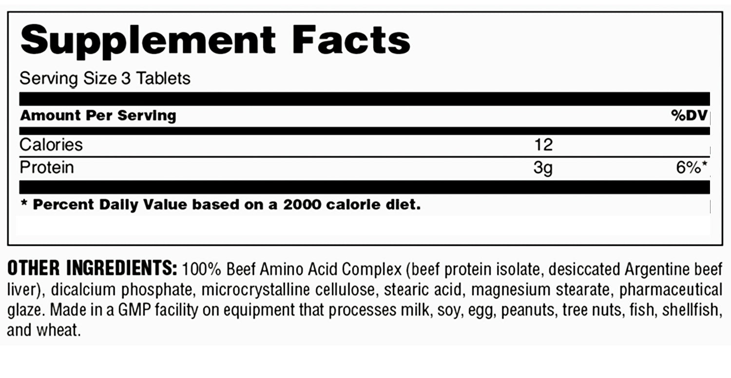 Universal 100% Beef Aminos