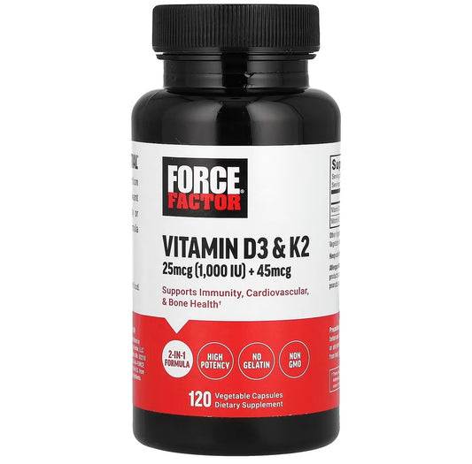 Force Factor Vitamin D3 & K2