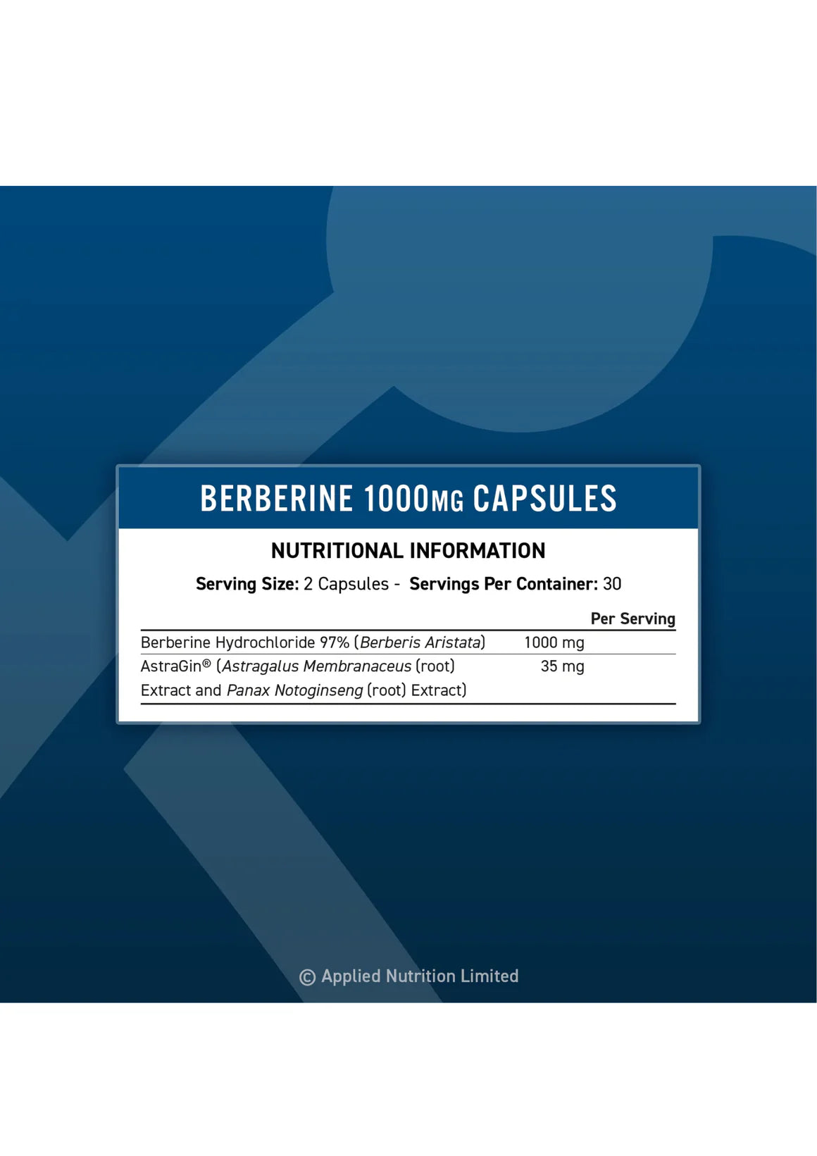 Applied Nutrition Berberine