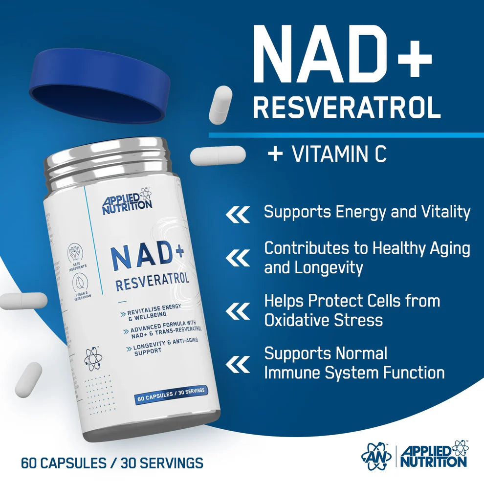 Applied Nutrition NAD+ Reservatrol