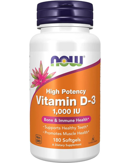 Now Foods Vitamin D-3 1000