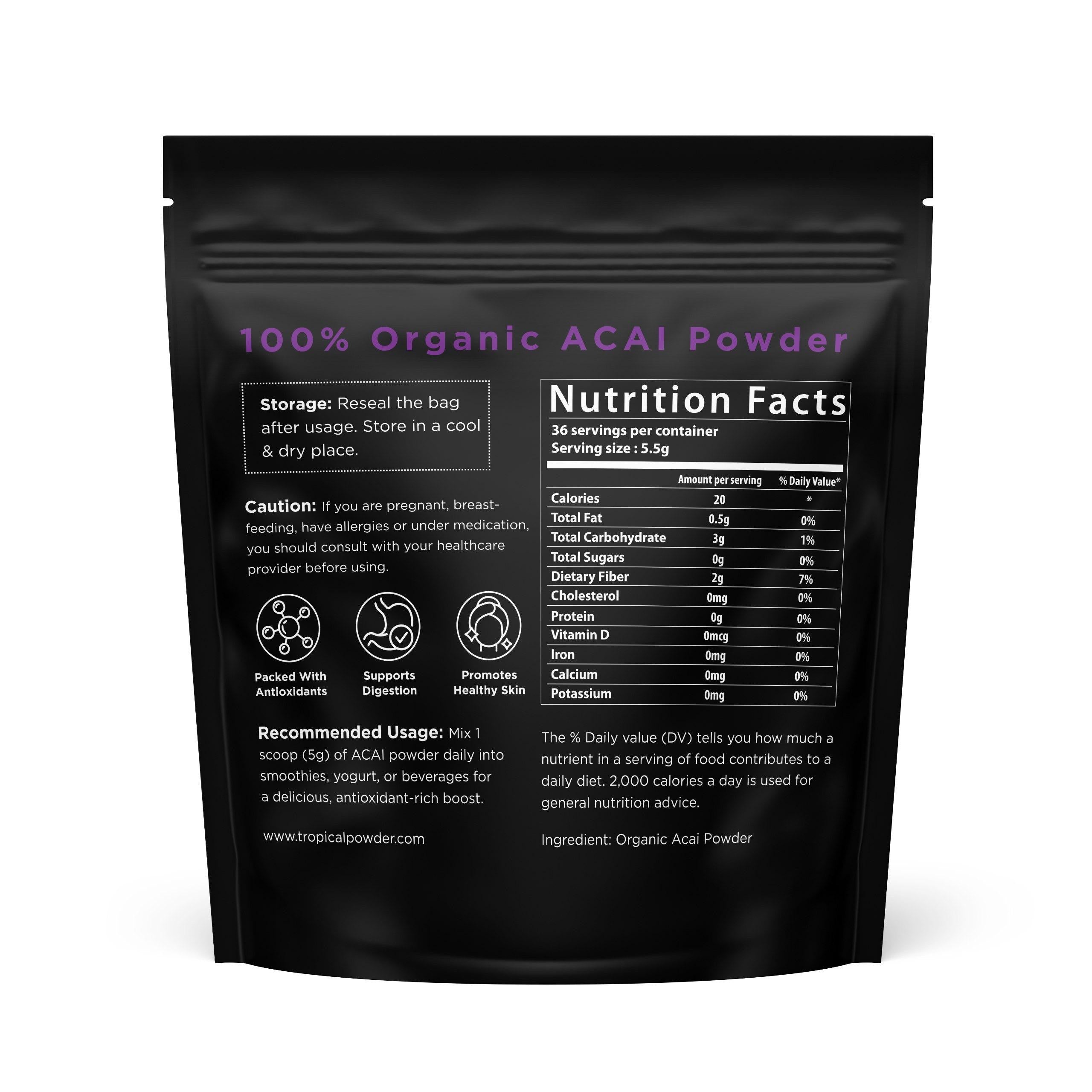 Tropical Organic Acai powder