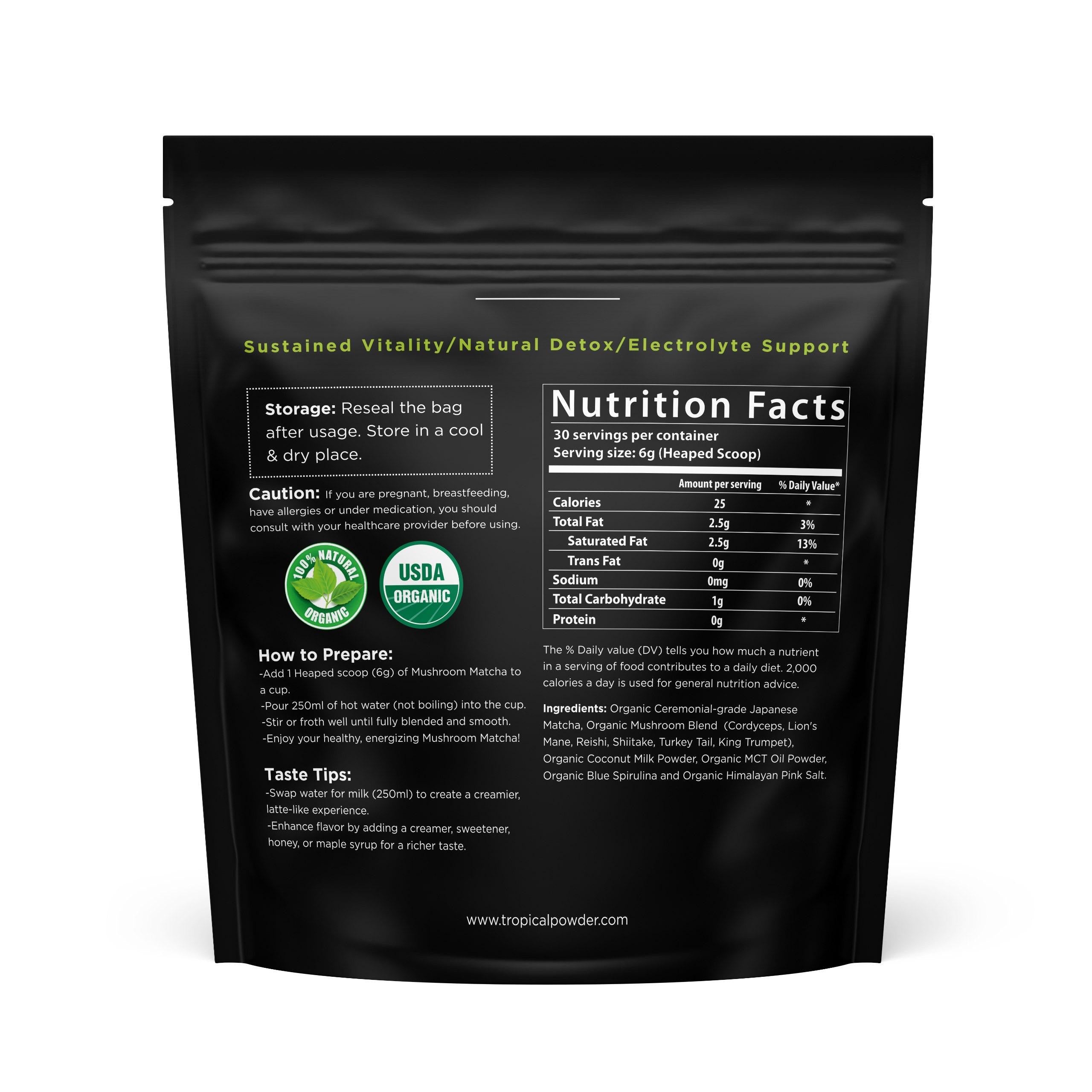 Tropical Mushroom Matcha